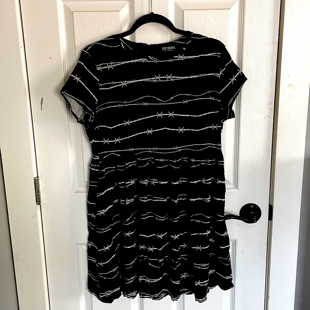 Disturbia Barbed Wire Skater Dress US 12 / UK 16 / EU 44
